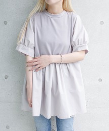 SWITCH BY ARCH（スイッチバイアーチ）の「《ARC》《SWITCH by ARCH》ワイド カフス ティアード ロング プルオーバー チュニック（シャツ/ブラウス）」