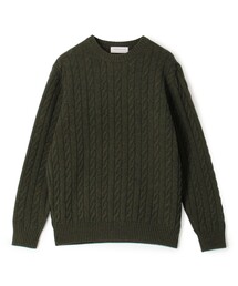 TOMORROWLAND tricot スーパーファインラムウール ケーブルニット
