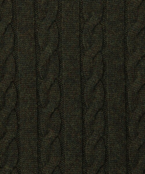 TOMORROWLAND （トゥモローランド）の「TOMORROWLAND tricot スーパーファインラムウール ケーブルニット（ニット/セーター・メンズ・グレー/カーキ/ブラック/ライトグリーン・L/M/S/XL）」の12枚目の写真