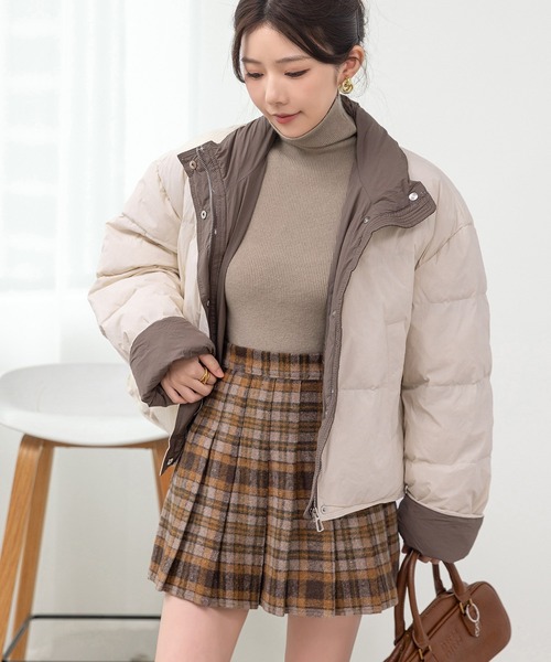 DAY CLOSET（デイ クローゼット）の「【オンオフ問わず着られる汎用性ニット】長袖タートルネックリブニットトップス レディース（ニット/セーター・レディース・ピンク/ベージュ/モカ/アイボリー・FREE）」の14枚目の写真