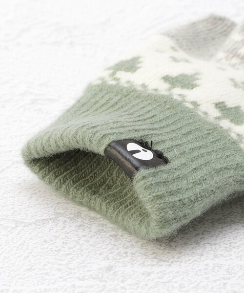 one'sterrace(ワンズテラス)の「【あったか】iTouch グローブ パターン(手袋・レディース・ライトグレー系8・00)」の4枚目の写真