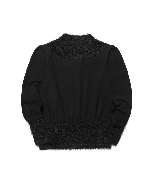 NICE GHOST CLUB(ナイスゴーストクラブ)の「FFATS GIRL MOCKNECK L/S TEE_BLACK(NG2FFFT560A)(Tシャツ/カットソー・レディース・ブラック・MEDIUM/SMALL)」の3枚目の写真