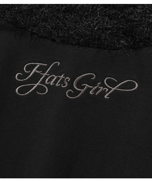 NICE GHOST CLUB(ナイスゴーストクラブ)の「FFATS GIRL MOCKNECK L/S TEE_BLACK(NG2FFFT560A)(Tシャツ/カットソー・レディース・ブラック・MEDIUM/SMALL)」の5枚目の写真