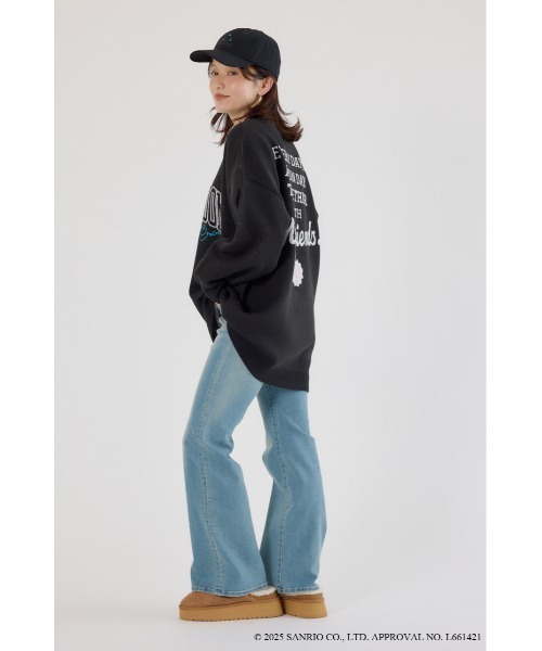 RODEO CROWNS WIDE BOWL(ロデオクラウンズワイドボウル)の「(サンリオキャラクターズ) BLC ニットワンピース(ワンピース・レディース・ブルー系その他/パープル系その他/イエロー系その他/レッド系その他・FREE)」の17枚目の写真