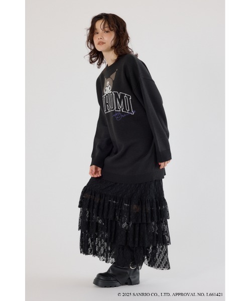 RODEO CROWNS WIDE BOWL(ロデオクラウンズワイドボウル)の「(サンリオキャラクターズ) BLC ニットワンピース(ワンピース・レディース・ブルー系その他/パープル系その他/イエロー系その他/レッド系その他・FREE)」の12枚目の写真