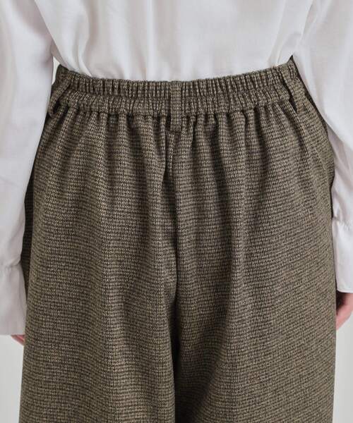 DRESKIP（ドレスキップ）の「【あったか/S-LL】裏起毛ガウチョパンツ（その他パンツ・レディース・アイボリー/ダークブラウン系1/ブラック系1/ブラック・01/04/03/02）」の7枚目の写真