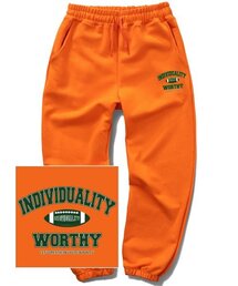 RUGBY LOGO ジョガースウェットパンツ - オレンジ