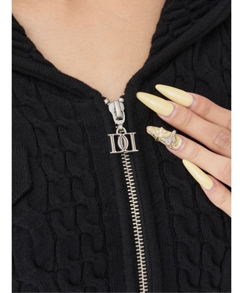 オープンケーブルニットミニワンピース（ワンピース）｜Darich