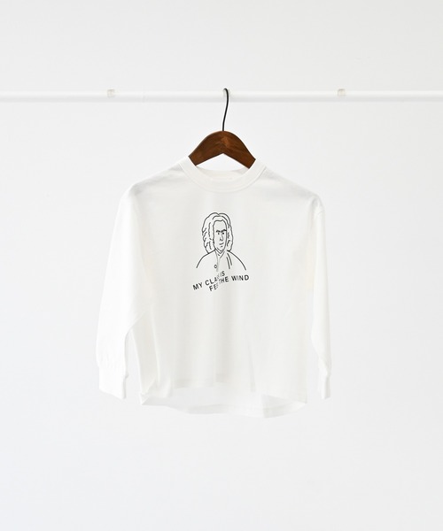 FOV（フォブ）の「FOV/フォブ MY CLASS L/S Tシャツ（Tシャツ/カットソー・キッズ・ホワイト/ベージュ系その他/ブラック・S/M/L/XL）」の7枚目の写真