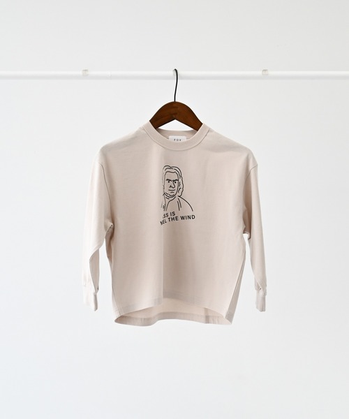 FOV（フォブ）の「FOV/フォブ MY CLASS L/S Tシャツ（Tシャツ/カットソー・キッズ・ホワイト/ベージュ系その他/ブラック・S/M/L/XL）」の8枚目の写真