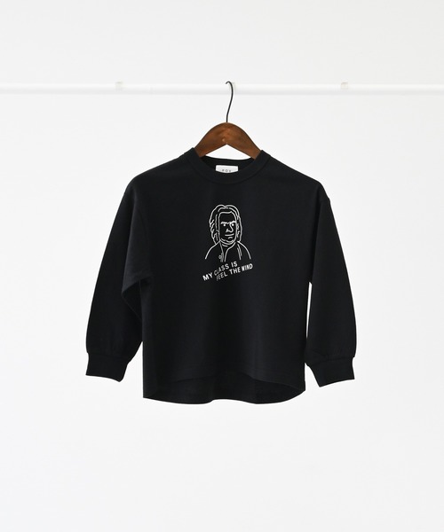 FOV（フォブ）の「FOV/フォブ MY CLASS L/S Tシャツ（Tシャツ/カットソー・キッズ・ホワイト/ベージュ系その他/ブラック・S/M/L/XL）」の9枚目の写真