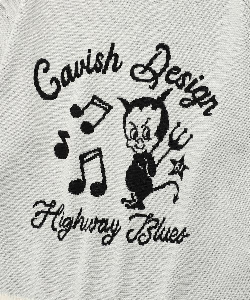 Cavish(カビシ)の「61ROAD KNIT SWEATER IVORY(CV2ESUK600A)(ニット/セーター・レディース・アイボリー・SMALL/MEDIUM/LARGE)」の4枚目の写真