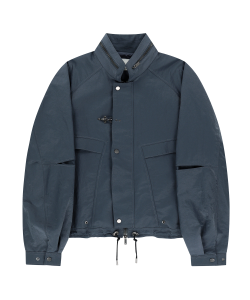UNGIMMICK(アンジミック)の「PARACHUTE JACKET (BLUE)(ミリタリージャケット・メンズ・その他・MEDIUM/LARGE)」の1枚目の写真