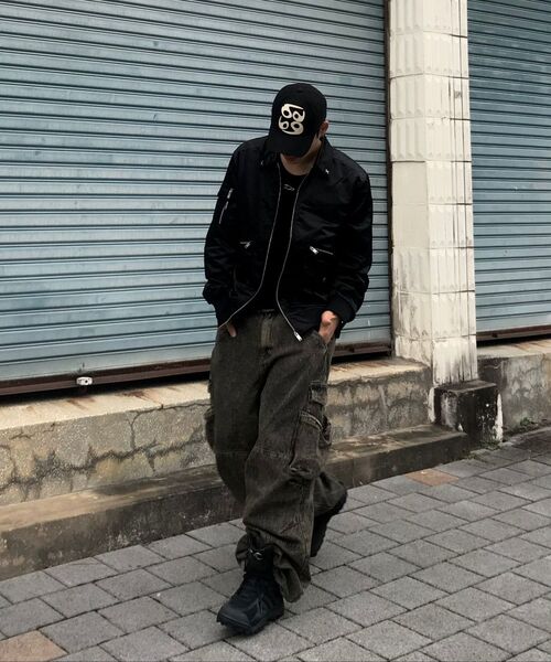 JAMIE WEST(ジェイミーウエスト)の「ナイロンカラーポイントエビエータージャケット(ブラック)(ブルゾン・レディース・その他・MEDIUM/LARGE/X-LARGE)」の13枚目の写真