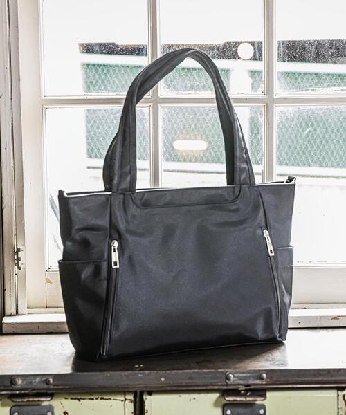 ITS'DEMO(イッツデモ)の「<人間工学>撥水A4トート(トートバッグ・レディース・ナチュラル/ブラック/ピンク系・00)」の5枚目の写真