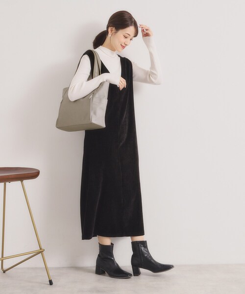 ITS'DEMO(イッツデモ)の「<人間工学>撥水A4トート(トートバッグ・レディース・ナチュラル/ブラック/ピンク系・00)」の7枚目の写真