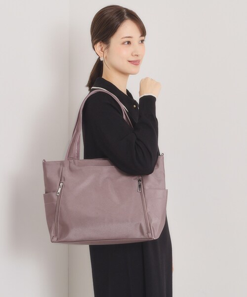 ITS'DEMO(イッツデモ)の「<人間工学>撥水A4トート(トートバッグ・レディース・ナチュラル/ブラック/ピンク系・00)」の8枚目の写真