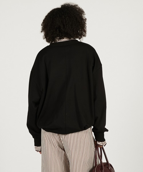 PRANK PROJECT（プランクプロジェクト）の「【2026Spring Pre-Order】ツイストベルテッドスウェット / Twisted Belted Sweatshirt（スウェット・レディース・ブラック/アイボリー/レッド・FREE）」の17枚目の写真