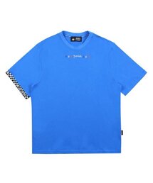 共用 トロピカルグラフィック レギュラーフィット ベーシック半袖Tシャツ/MM1WTS04U BLUE