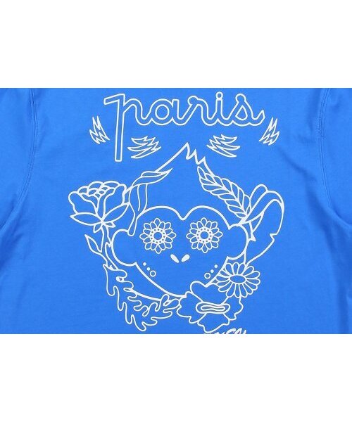 Monkey Flower(モンキーフラワー)の「共用 トロピカルグラフィック レギュラーフィット ベーシック半袖Tシャツ/MM1WTS04U BLUE(Tシャツ/カットソー・メンズ・その他・FREE)」の5枚目の写真