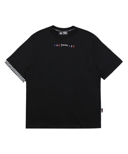 Monkey Flower(モンキーフラワー)の「共用 トロピカルグラフィック レギュラーフィット ベーシック半袖Tシャツ/MM1WTS04U BLUE(Tシャツ/カットソー・メンズ・その他・FREE)」の8枚目の写真