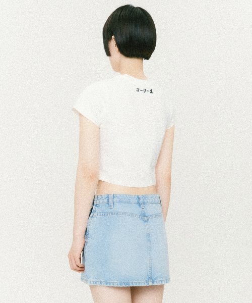 CCORIE(コーリーエ)の「シンボルスカーフクロップ半袖Tシャツホワイト(Tシャツ/カットソー・レディース・その他・FREE)」の7枚目の写真