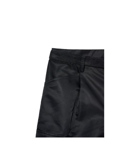 ZNO（ジーアンドオー）の「ナイロンベルト付きカーゴショートパンツ（ブラック）（その他パンツ・メンズ・その他・SMALL/MEDIUM/LARGE）」の2枚目の写真