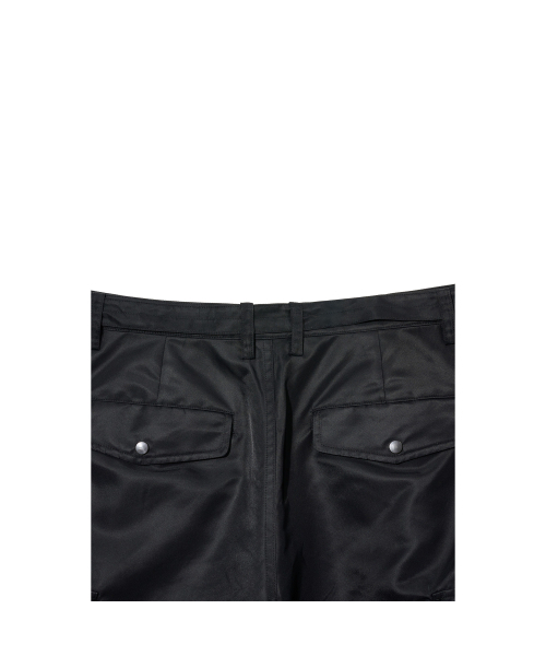 ZNO（ジーアンドオー）の「ナイロンベルト付きカーゴショートパンツ（ブラック）（その他パンツ・メンズ・その他・SMALL/MEDIUM/LARGE）」の9枚目の写真