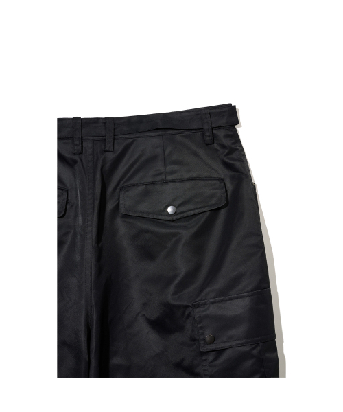 ZNO（ジーアンドオー）の「ナイロンベルト付きカーゴショートパンツ（ブラック）（その他パンツ・メンズ・その他・SMALL/MEDIUM/LARGE）」の8枚目の写真