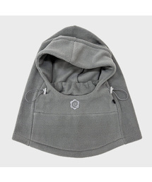 PLASMASPHERE（プラズマスフィア）の「ロールポーラフリースフードウォーマーバラクラバ_グレー（ニットキャップ/ビーニー）」