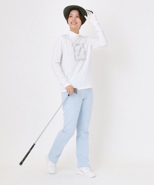 adabat(アダバット)の「ストレッチUVチノカラーパンツ(その他パンツ・レディース・サックスブルー/ライトグレー系9/ライトイエロー系・38/40/36/42)」の16枚目の写真