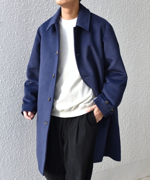 シップス エニィ（SHIPS any）/SHIPS any: ウォーム メルトン ステンカラー コート◆ セール】SHIPS any: ウォーム メルトン ステンカラー コート◇（ステン