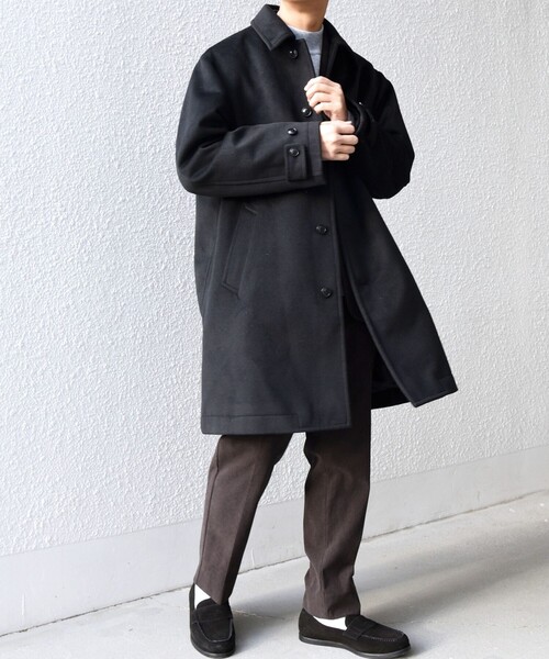 セール】SHIPS any: ウォーム メルトン ステンカラー コート◇（ステン