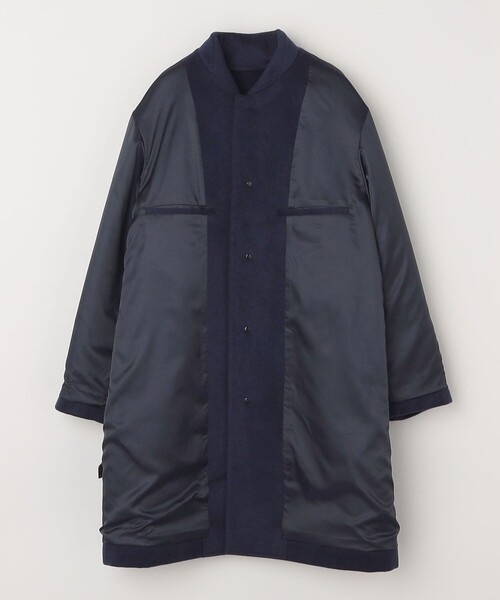 セール】SHIPS any: ウォーム メルトン ステンカラー コート◇（ステン