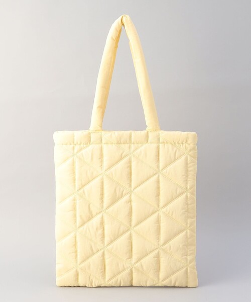 coen(コーエン)の「ロゴ刺繍 幾何柄 キルトトートバッグ【インフルエンサー紹介アイテム】(トートバッグ・レディース・シルバー/ブラック/ライトブルー/その他6/ホワイト/ピンク/ライム・FREE)」の11枚目の写真