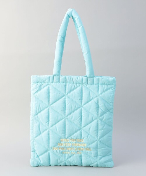 coen(コーエン)の「ロゴ刺繍 幾何柄 キルトトートバッグ【インフルエンサー紹介アイテム】(トートバッグ・レディース・シルバー/ブラック/ライトブルー/その他6/ホワイト/ピンク/ライム・FREE)」の22枚目の写真