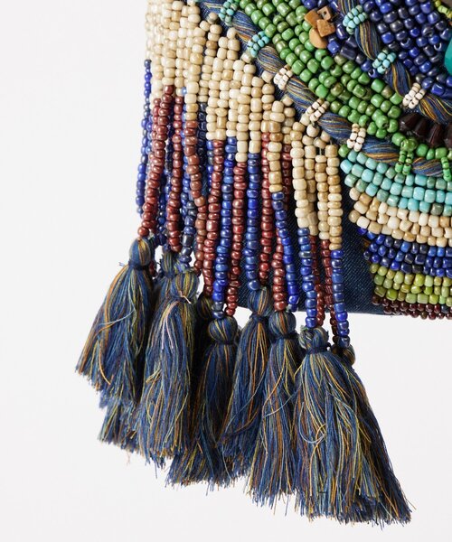 美品　imayin　イマイン/イマイエン　ビジュー　立体ビーズ刺繍　トートバッグ 美品 imayin イマイン/イマイエン ビジュー 立体ビーズ刺繍 トートバッグ