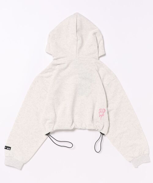 ELEMENT（エレメント）の「ELEMENT/エレメント TAGGING HOOD GIRL キッズ パーカー BG025022（パーカー・キッズ・ブラック/ホワイト・130cm/140cm/150cm）」の3枚目の写真
