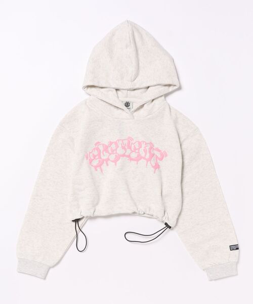 ELEMENT（エレメント）の「ELEMENT/エレメント TAGGING HOOD GIRL キッズ パーカー BG025022（パーカー・キッズ・ブラック/ホワイト・130cm/140cm/150cm）」の5枚目の写真