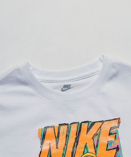 NIKE(ナイキ)の「NIKE/ナイキ バスケットボール クルーネック長袖Tシャツ 2026年春夏(Tシャツ/カットソー・キッズ・ホワイト/ブラック・5/7)」の9枚目の写真