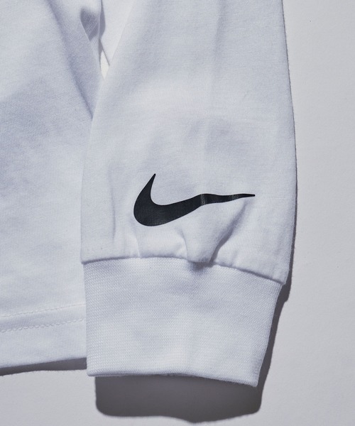 NIKE(ナイキ)の「NIKE/ナイキ バスケットボール クルーネック長袖Tシャツ 2026年春夏(Tシャツ/カットソー・キッズ・ホワイト/ブラック・5/7)」の5枚目の写真