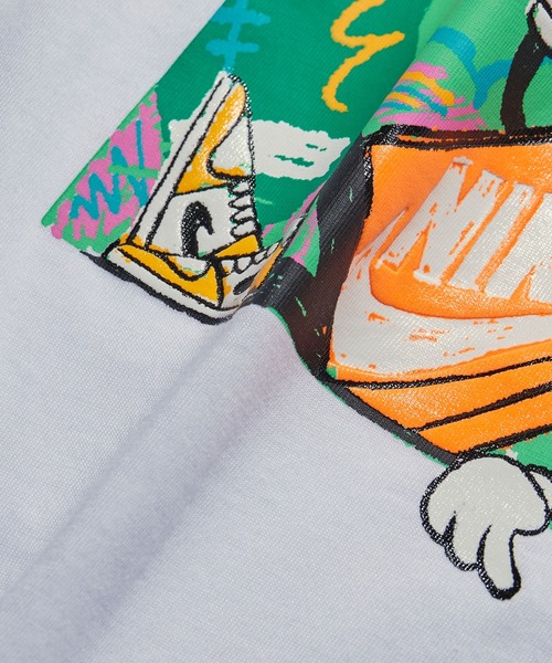 NIKE(ナイキ)の「NIKE/ナイキ バスケットボール クルーネック長袖Tシャツ 2026年春夏(Tシャツ/カットソー・キッズ・ホワイト/ブラック・5/7)」の3枚目の写真