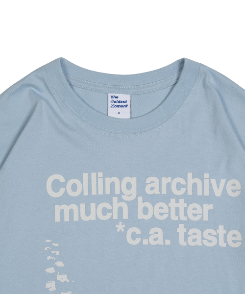 THECOLDESTMOMENT（ザコールデストモーメント）の「TCM colling long sleeve (sky blue)（Tシャツ/カットソー・レディース・その他・M/L）」の4枚目の写真