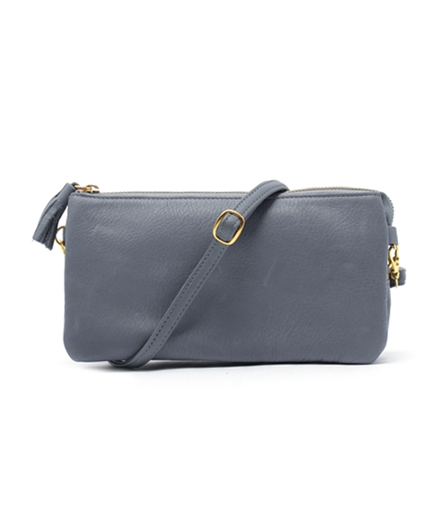 LBC（エルビーシー）の「シュリンク ポシェット財布（財布・レディース・ダークグリーン/ライトブラウン/ブラック/グレー・ONE SIZE）」の3枚目の写真