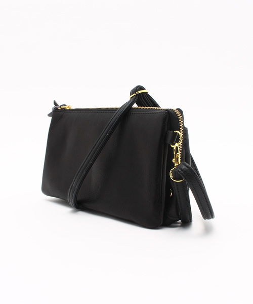 LBC（エルビーシー）の「シュリンク ポシェット財布（財布・レディース・ダークグリーン/ライトブラウン/ブラック/グレー・ONE SIZE）」の5枚目の写真