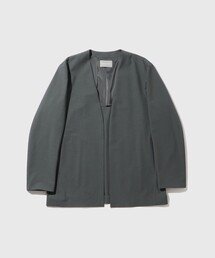 ADAM ET ROPE'｜アダムエロペのノーカラージャケット（グレー/灰色系
