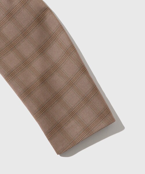 ADAM ET ROPE'(アダムエロペ)の「【DELEGANT】 ルームジャケット / セットアップ対応(ノーカラージャケット・メンズ・チャコールグレー/ブラウン系その他2/ブラック・L/M/S)」の7枚目の写真