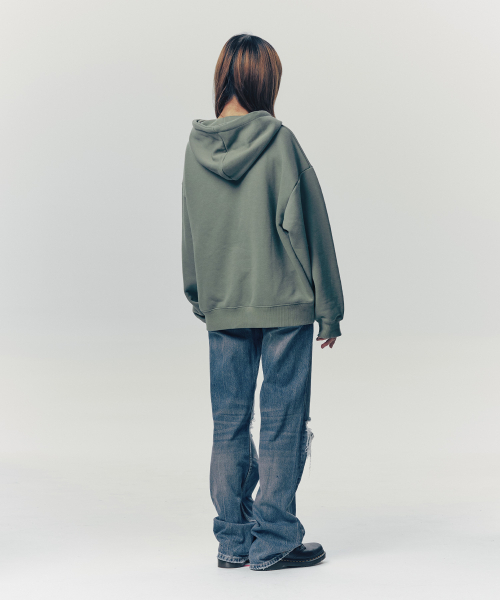 ISTKUNST（イストクンスト）の「BAW HOODIE_KHAKI(IK2EFMM408A)（パーカー・レディース・カーキ・M/L/S）」の8枚目の写真
