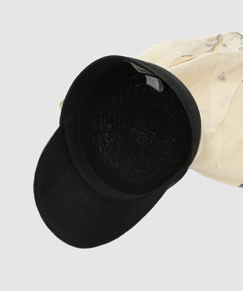 DAIRIKU(ダイリク)の「Scarf Docking Straw Cap(キャップ・メンズ・ブラック/ライトブラウン・7 1/4/7 5/8)」の10枚目の写真