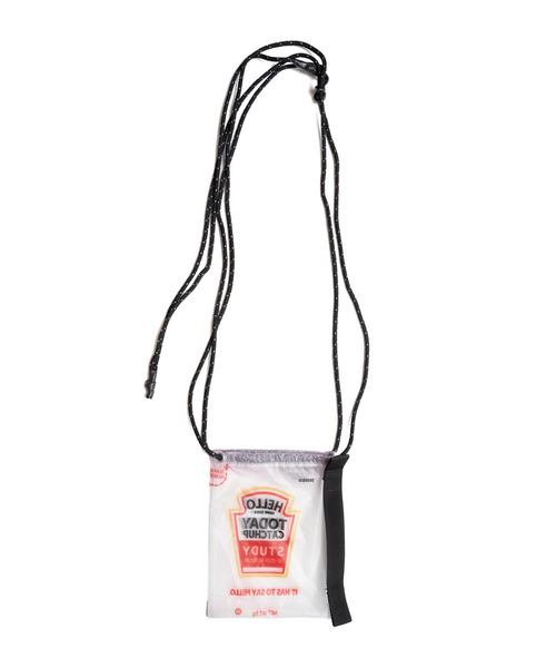 yoshiokubo(ヨシオクボ)の「yoshiokubo ヨシオクボ / KETCHUP BAG S ケチャップショルダーバッグ / YKS26901(ショルダーバッグ・メンズ・レッド/ホワイト・FREE)」の2枚目の写真